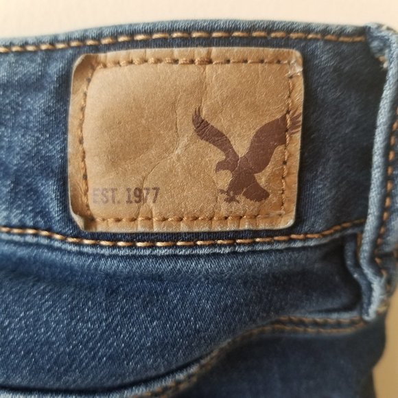 American Eagle Super Stretch Crop Jeggings Jeans - Picture 7 of 9